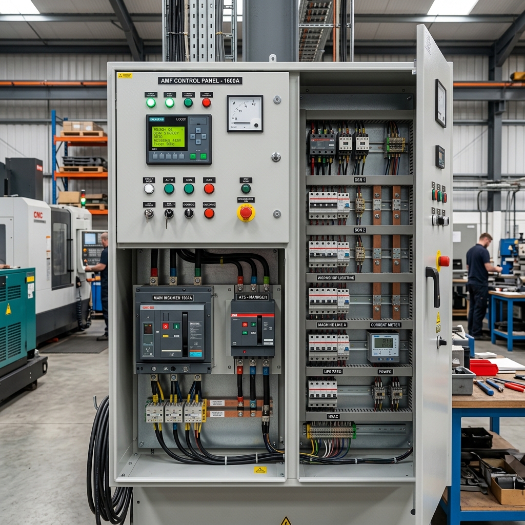 AMF ATS electrical control panel manufacturing Pakistan — Rafay Power Solutions Faisalabad